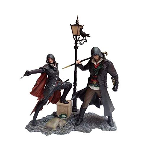 XINRUIBO Sindicato Credo de Assassin: Jacob Frye y Evie Frye Twin Brothers and Sisters Set de 8,66 Pulgadas Figura de Marvel