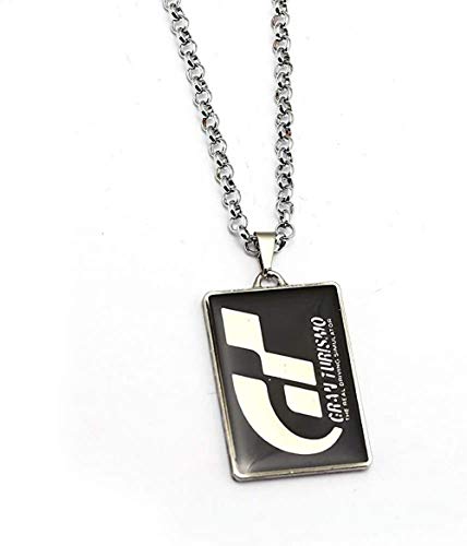 YANCONG Gran Turismo GT Collar Juegos Calientes Colgante De Metal Moda Cadena De Eslabones Collares Encanto Regalos Juego Joyas