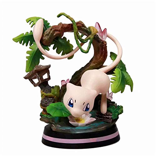 ymdmds Anime Skulptur Anime Modelo Figura Pokemon Mew Boxed.Alto 11 cm