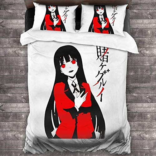 Yuanmeiju Juego de Cama Kamaji Spirited Away Soft Microfiber Polyester 3 Piece Luxury Lightweight Bedding Set Bed for Adults Kids 1 Comforter Cover + 2 Pillowcases