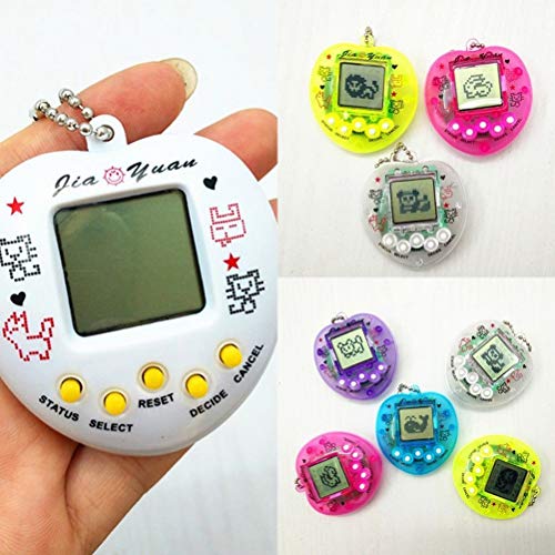 Zhongdawei Lovely Electronic Pet Toys Nostalgic 90S Electronic Pets 49 Pets in One Virtual Toy Cyber ​​Digital Pet Toys Pixel Funny Play Toys Color Aleatorio