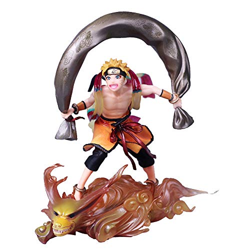 ZLYCZW Modelo de Anime de Naruto - Uzumaki Naruto Fengshen, Figura de acción de PVC, derivados de animación/Productos periféricos, Estatua de Juguete de Personaje de Dibujos Animados Coleccionable