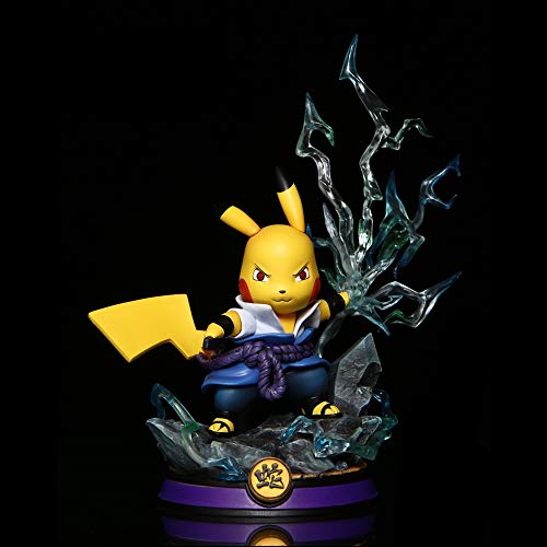 ZLYCZW Naruto Anime Model - Pikachu Uzumaki Naruto PVC Atcion Figure, Derivados de animación/Productos periféricos, Juguete de Personaje de Dibujos Animados Coleccionable