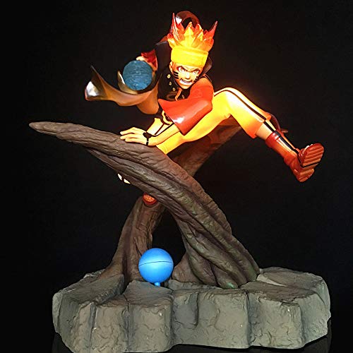 ZLYCZW Naruto - Uzumaki Naruto, Figura de Anime de PVC, derivados de animación/Productos periféricos, Juguete de Personaje de Dibujos Animados Coleccionable (edición Luminosa)