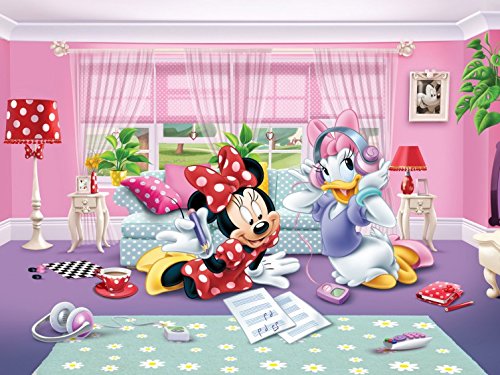 1art1 Walt Disney - Daisy and Minnie, 4 Parts Póster Fotomural (360 x 255cm)