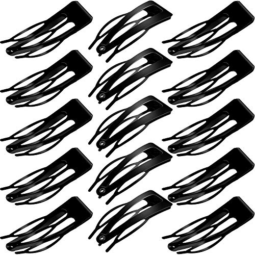 32 Piezas Clips de Cabello de Doble Garra Pinzas de Pelo a Presión Pasadores de Cabello para Fabricación de Cabello, Suministros de Salón