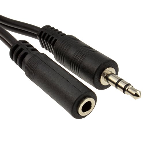 3,5 mm Estéreo Conector Jack a Enchufe Auricular Extensión Cable Cable 5 m [5 metros/5m]