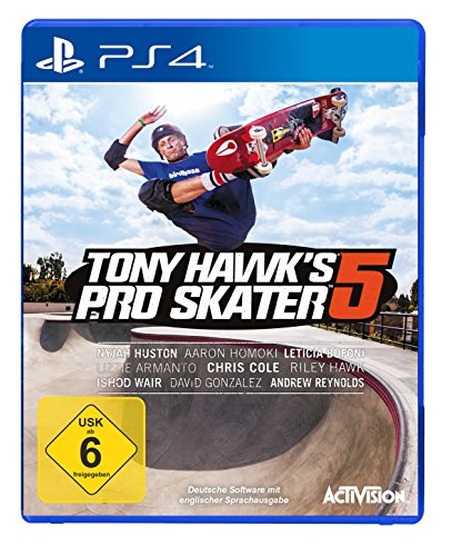 Activision Tony Hawk's Pro Skater 5 PS4 Básico PlayStation 4 Alemán vídeo - Juego (PlayStation 4, Simulación, RP (Clasificación pendiente))