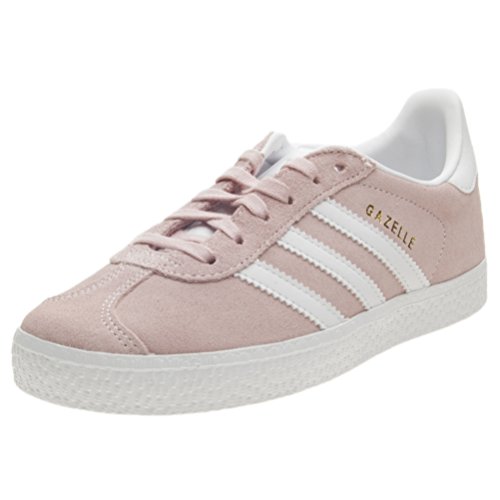 Adidas Gazelle C, Zapatillas de Running Unisex Niños, Multicolor (Ice Pink F17/Ftwr White/Gold Met. By9548), 35 EU