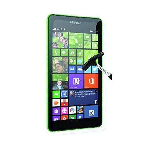 Aiino Protector de pantalla celular móvil para Smartphone Microsoft Lumia 535 - Anti-Shock