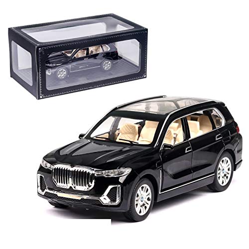 Aleación Niño Coche Deportivo 1:24 Para BWM Para La Aleación Para X7 Modelo De Automóviles Diecasts Vehículos De Juguete Simulación Sound Sound Pull Back T-oy Child's Coleccionables para niños pequeño