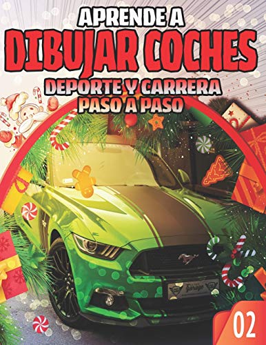 Aprende A Dibujar Coches Paso A Paso 02: DEPORTE Y CARRERA: Serie de dibujos animados de coches deportivos, exóticos y de lujo / Cómo dibujar para ... ESPECIAL DE NAVIDAD (Dibujar Autos Geniales)