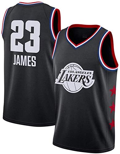 ASSD Camiseta de baloncesto para hombre, de la NBA Lakers #23 James Basketball Uniforme, chaleco de verano