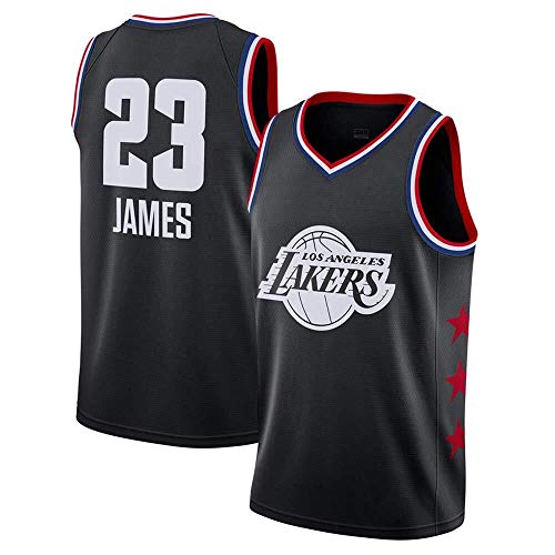 ASSD NBA NBA NBA Lakers #23 James - Camiseta de baloncesto bordada para hombre, diseño de Swingman