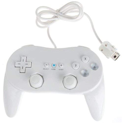 Assecure White Classic Pro Controller For Nintendo Wii Remote Wireless joypad gamepad [Importación Inglesa]