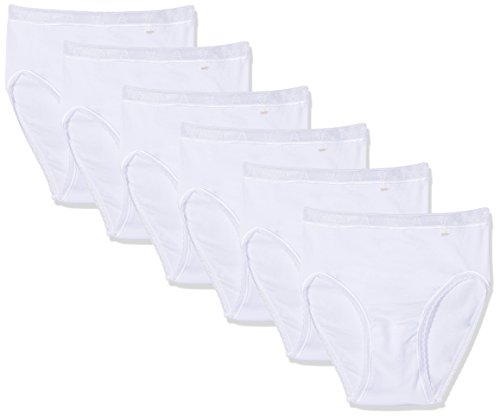 AVET 3268/Pack 6, Braguitas para Mujer, Blanco (White), X-Large