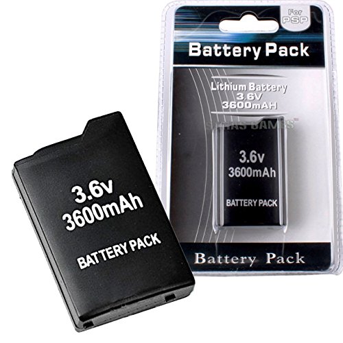 BATERÍA DE 3600 mAh SONY PSP 1000 FAT 1003 1004 GRAN CAPACIDAD Y DURABILIDAD [sony_psp]