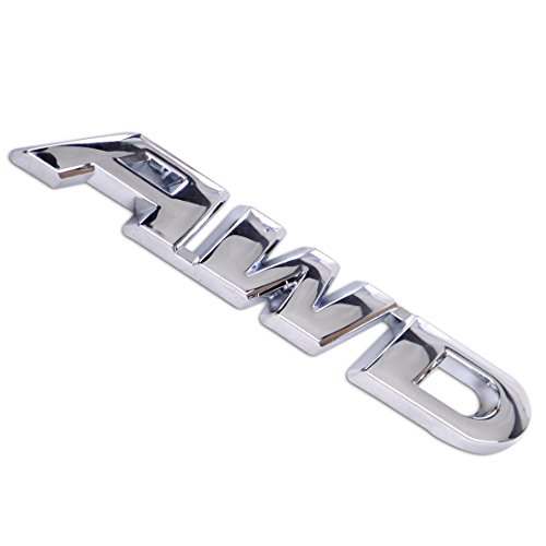 beler Plata AWD Metal Emblem Sticker Badge Decal para 4 Ruedas Drive SUV Off Road Tailgate