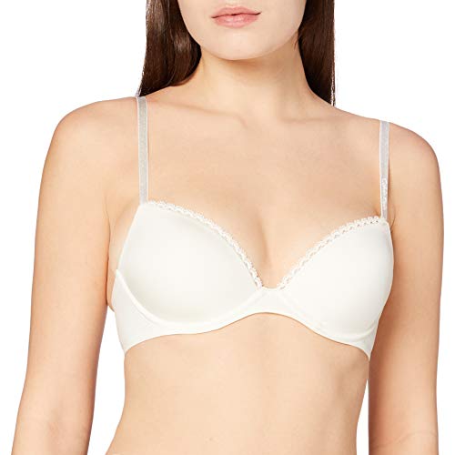 Calvin Klein Customized Lift Sujetador con Push-up, Marfil (Ivory 101), 70D para Mujer