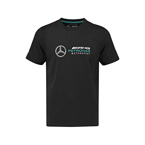 Camiseta de Fórmula 1 para jóvenes con Logo Grande F1 Tech Collection, Blanco, Juvenil Grande (14-16), Niños, 141101024, Negro, Kids XS (2-3)