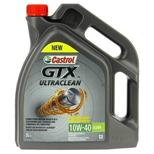 Castrol GTX Ultraclean 10w40 A3/B3 - Aceite de motor (5 L)