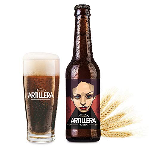 Cervezas Artillera - Pack de 4 cervezas artesanas de 33 cl - Morena 7