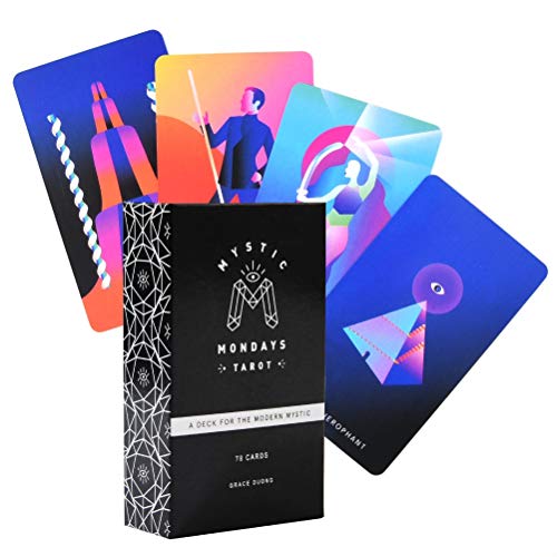 CLFYOU Tarjeta, Party Tarot Card Solitaire Game Adivinación Destiny Deck Game Table Party Puzzle Juego de Mesa 78 Cartas