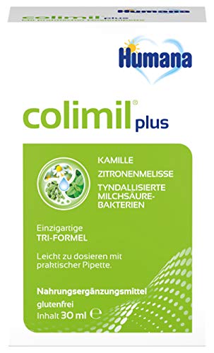 COLIMIL Baby de Humana, Complemento Alimenticio con extractos naturales y probióticos para las molestias del cólico infantil 30 ml