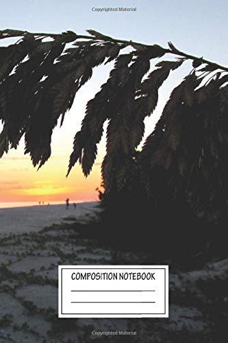 Composition Notebook: Landscapes Beach Life Coastal Wide Ruled Note Book, Diary, Planner, Journal for Writing