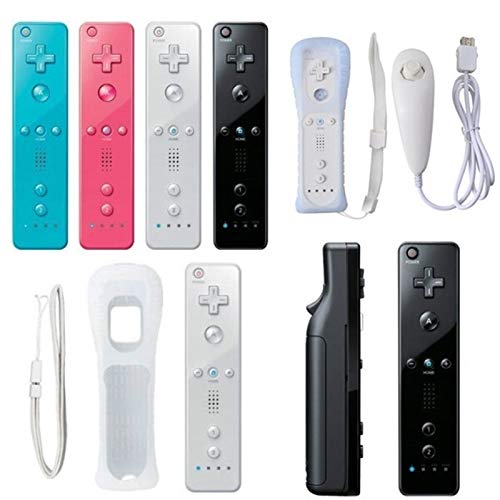 Controlador PS3 For Nintendo Wii 2 en 1 Sistema inalámbrico Bluetooth Gamepad Control Remoto SINC Joystick Personaje 5 (Color : Multi)