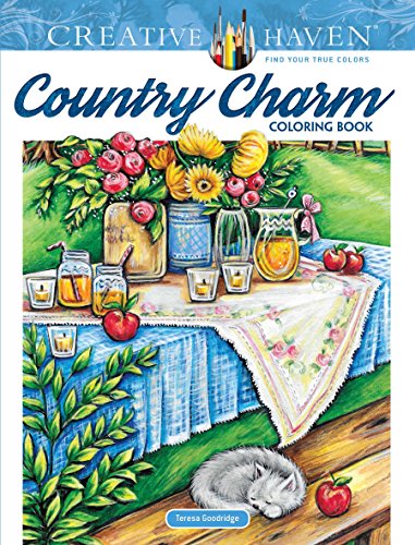 Creative Haven Country Charm Coloring Book (Colouring Books)