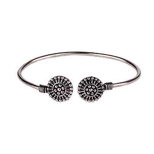 Desconocido Presenta Sataanreaper Oxidado Plata Antigua Hecha A Mano Lookalike Alemanes De Plata Pulsera para Mujeres Y Niñas # Sr-151