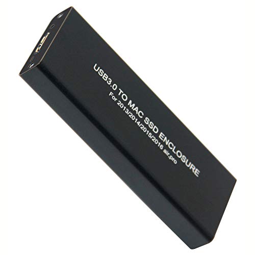 Docooler Gabinete SSD de aleación de Aluminio USB3.0 a Mac para Mac-Book Air/Pro/Retina 2013/2014/2015