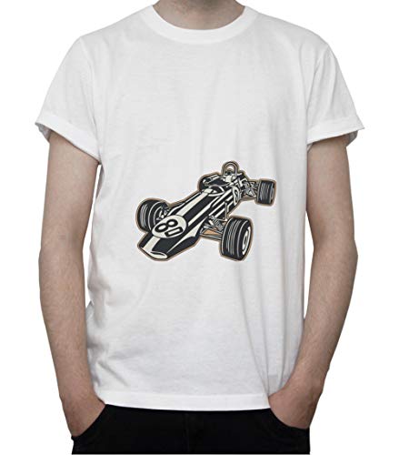 DreamGirl Vintage Formula 1 Car, Bolid. Grand Prix Mens T-Shirt X-Large