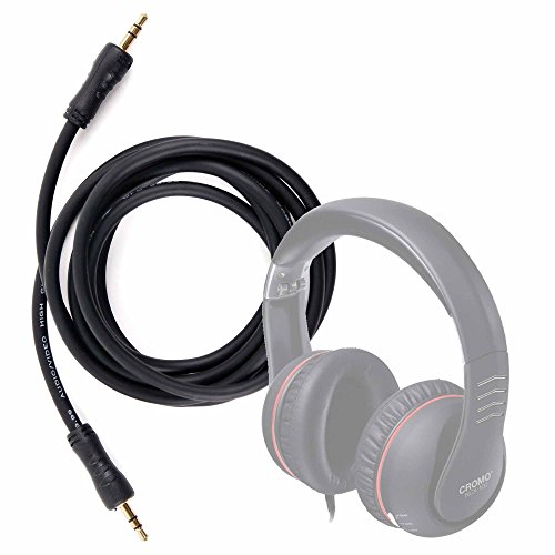 DURAGADGET Cable De Audio para Auriculares Lindy BNX-60 / Medion LIFEBEAT Kopfhörer Life E69378 (MD 84861) / Polk Audio Buckle, Hinge Wireless, Hinge, Rogue - Entrada de 3.5mm Y Bañado En Oro