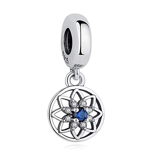 DW Colgante de flor de loto para pulseras para mujer, pulseras de alta calidad, para hacer joyas