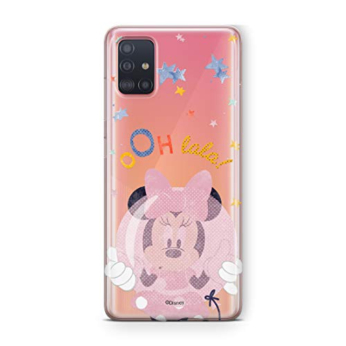 ERT GROUP Funda Original y Oficial de Disney Minnie y Mickey Mouse, para Samsung A51, Carcasa de plástico de Silicona TPU, protección contra Golpes y arañazos, Multicolor, DPCMIN30406