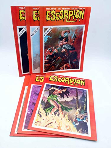 ESCORPIÓN. RELATOS DE TERROR SICOLÓGICO. Lote De 6 Entre El 94 Y 100. Vilmar. Oferta