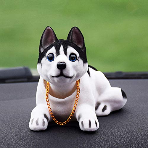 Esculturas Y Accesorios Decorativos Muñeco De Coche Perro Asintiendo con La Cabeza Moviendo La Cabeza Simulación Resina Coche Perro Juguete Accesorios Lindos Autopartes