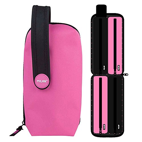 Estuche Milan Fluo Pink Handly Multipencilcase 31 Piezas