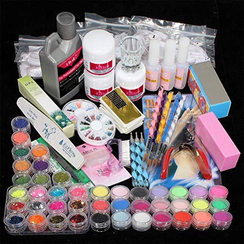 FairySu Woqook Beauty Shop Gel acrílico UV Gel Set Esmalte de uñas DIY Manicure Set