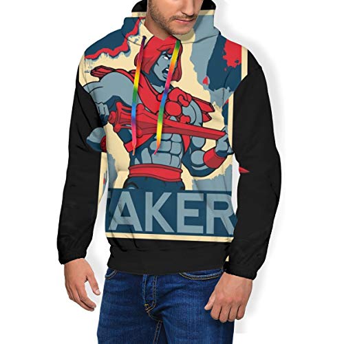 Faker He Man - Sudadera con capucha y bolsillo de terciopelo para hombre, diseño político