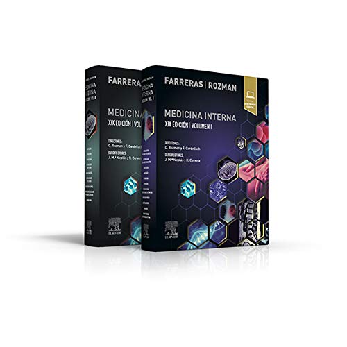 Farreras Rozman. Medicina Interna - 19ª edición(Español) Tapa dura –15 mayo 2020(vol 1 y 2)