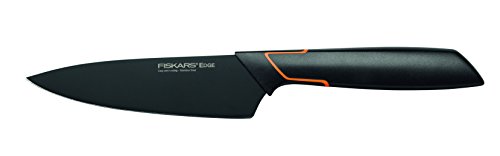 Fiskars Cuchillo Deba, Diseño moderno, Longitud total: 24 cm, Acero de calidad/Plástico, Edge, 1003096