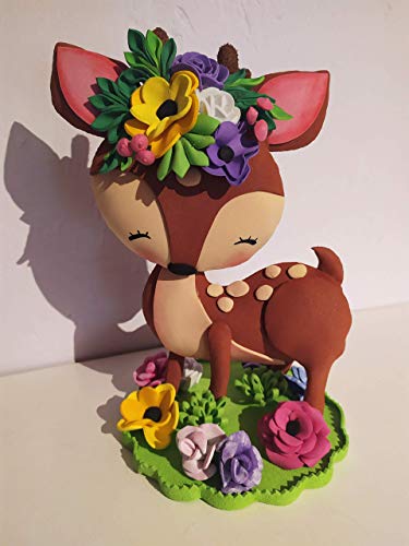 Fofucha Ciervo Bambi Muñeca Artesanal Personalizado