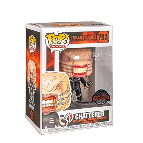 FreeStar Funko Pop Movie : Hellraiser - Chatterer (Exclusive) 3.9inch Vinyl Gift for Boys Horror Movie Movie Fans Multicolur