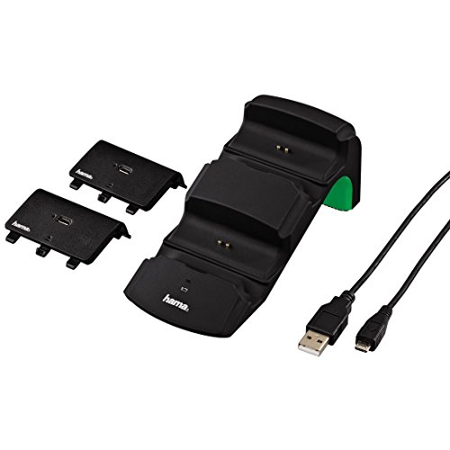 Hama Extra Batería - Accesorios para Consola de Juegos (Batería, Negro, Níquel-Metal hidruro (NiMH), 700 mAh, 15 h, 2 Unidades)