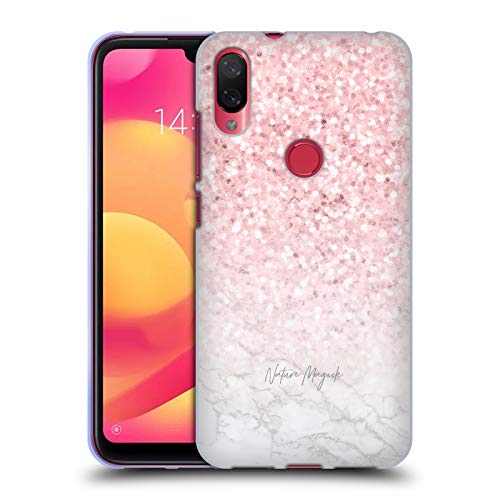 Head Case Designs Oficial Nature Magick Color Rosa Brillante. Purpurina de mármol de Oro Rosa Carcasa de Gel de Silicona Compatible con Xiaomi Mi Play