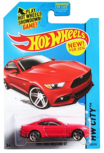 Hot Wheels 2015 Ford Mustang GT Red New for 2014 HW City 100/250 by