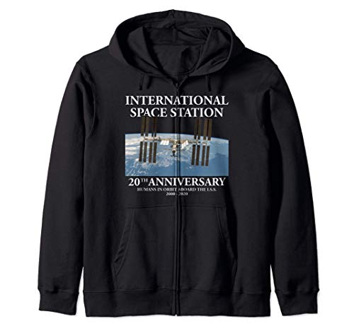 International Space Station ISS 20th Anniversary 20 Years Sudadera con Capucha